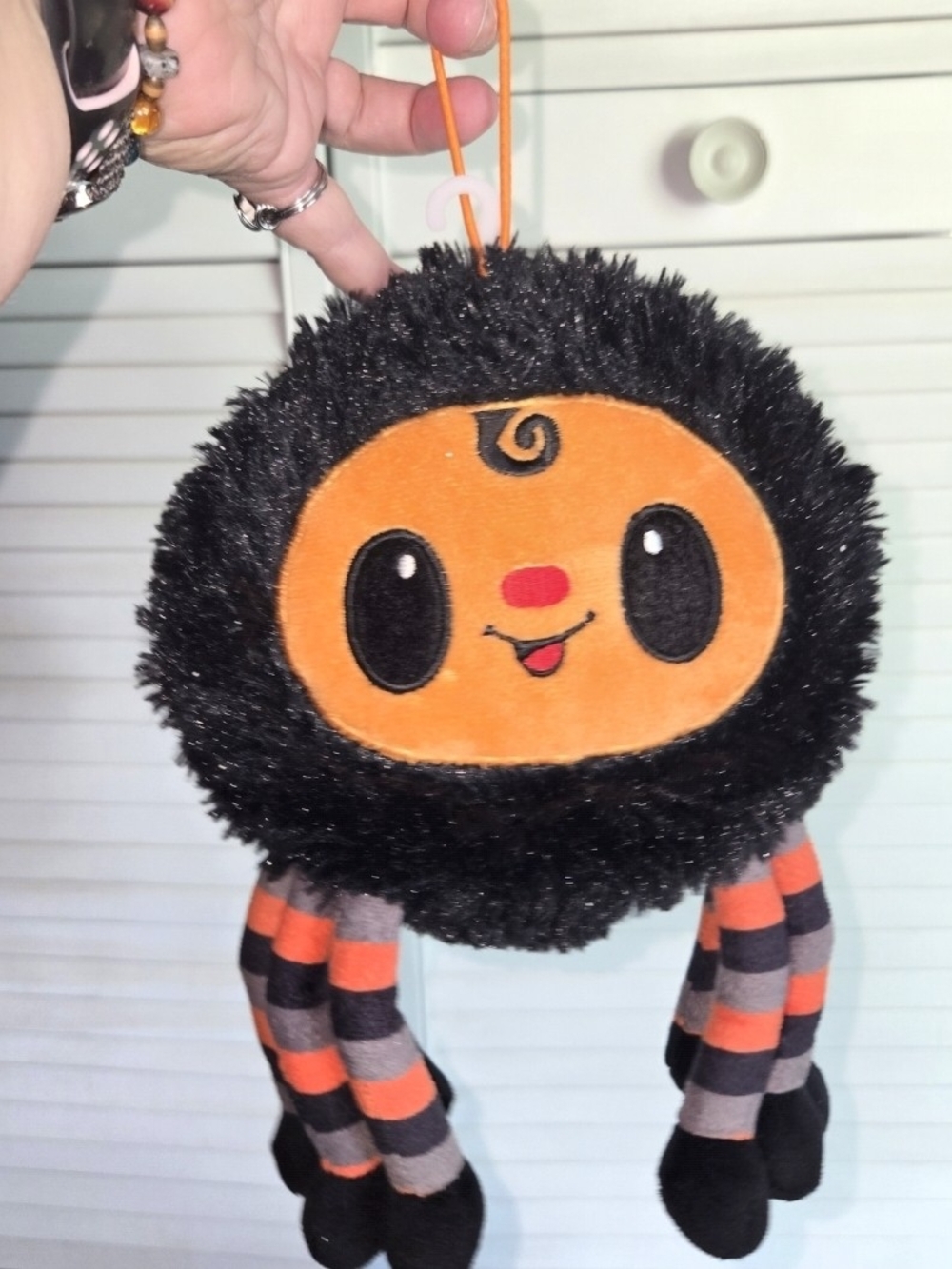 American Greetings Isa the Spider Halloween Hanging Plush Toy - NWOT